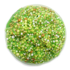 Christmas Tree Sparkle Crunchy Clear Glue Floam