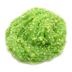 Christmas Tree Sparkle Crunchy Clear Glue Floam