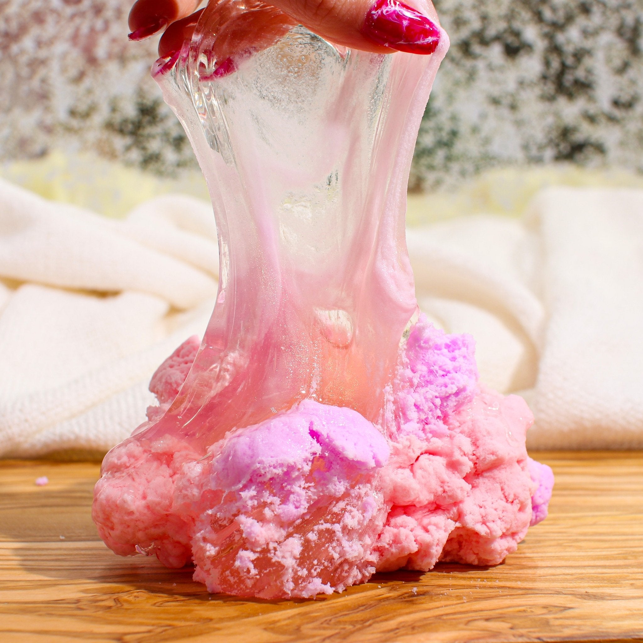 Cloud Dreamer Icee Jelly Glossy Pink Purple Scented Slime Fantasies Shop Pulled