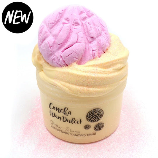Concha Pan Dulce Mexican Dessert Bakery DIY Clay Butter Slime Fantasies Shop 8oz Front View