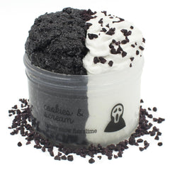 Cookies And Scream Oreo Horror White Black Halloween Layered Spooky Creamy Crunchy Snow Fizz Snow Butter Slime Fantasies Shop 7oz Front View