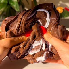 Peppermint Mocha Christmas Winter Jelly Cube Slime Fantasies Shop Swirl