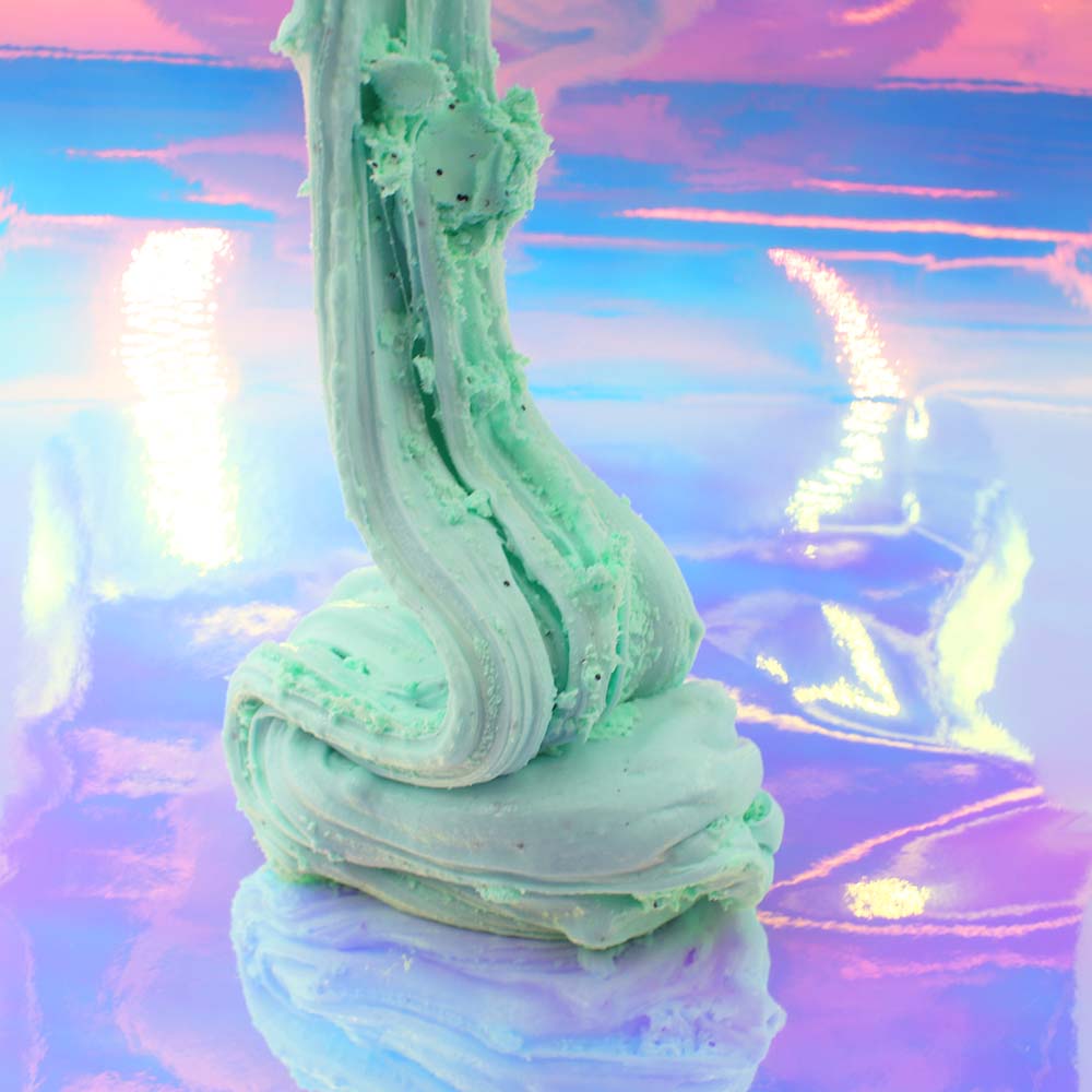 Scoops Ahoy Stranger Things Mind Flayer Mint Ice Cream DIY Clay Slime Fantasies Shop Drizzle