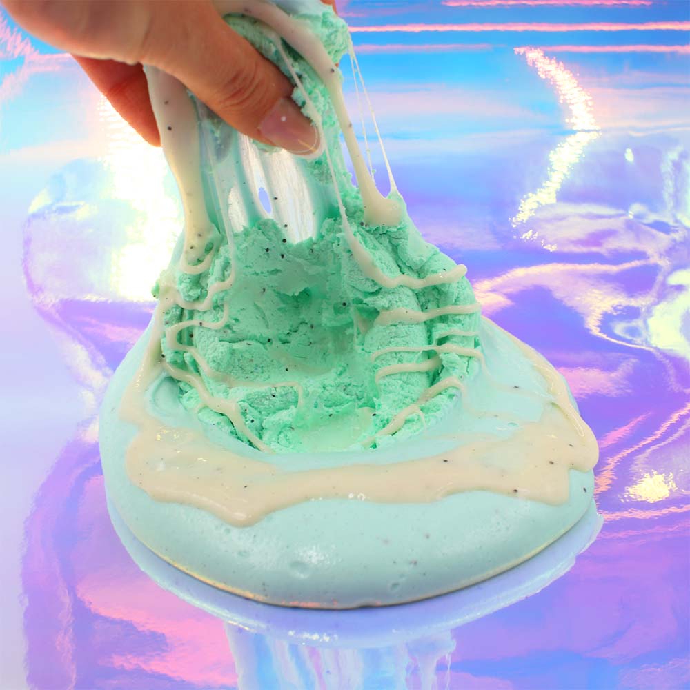 Scoops Ahoy Stranger Things Mind Flayer Mint Ice Cream DIY Clay Slime Fantasies Shop Unboxed Pull