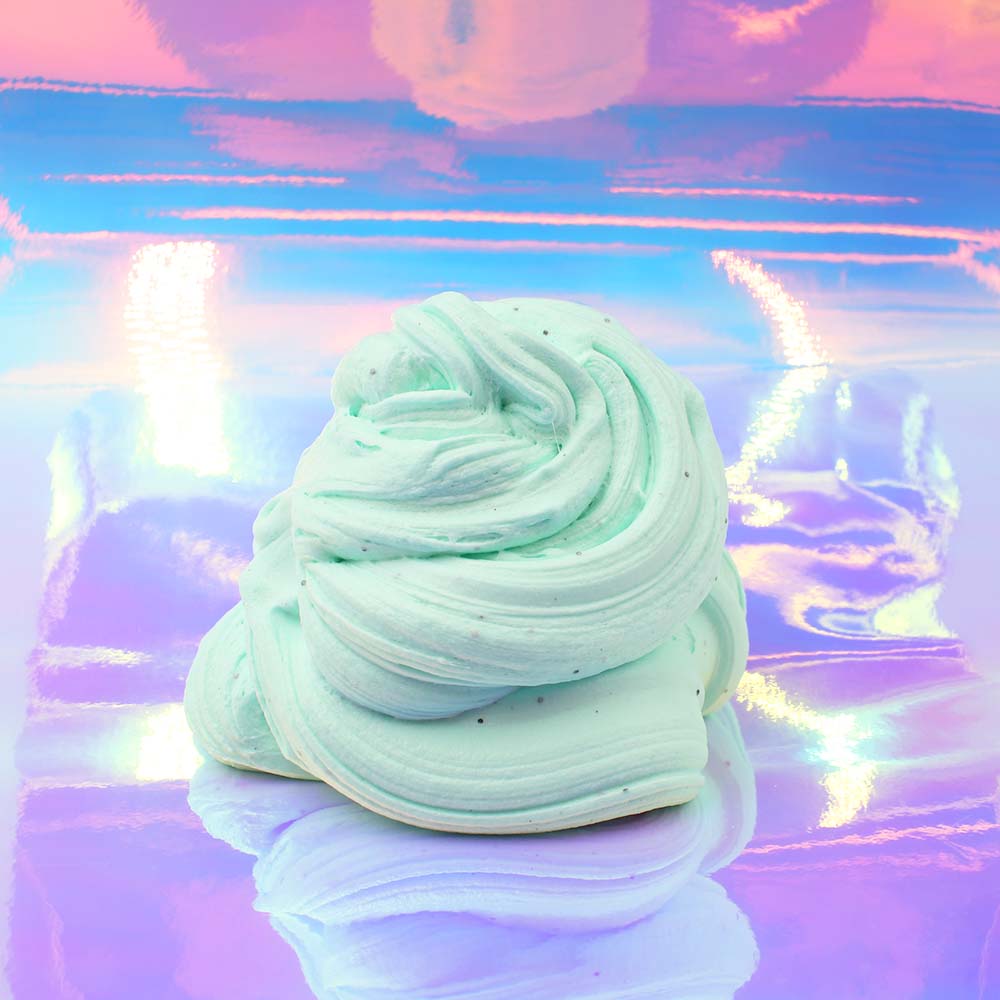 Scoops Ahoy Stranger Things Mind Flayer Mint Ice Cream DIY Clay Slime Fantasies Shop Swirl Layered