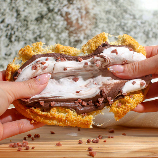 Smores Waffle Crunchy Snow Fizz DIY Slime Set Slime Fantasies Assembled Pull 3