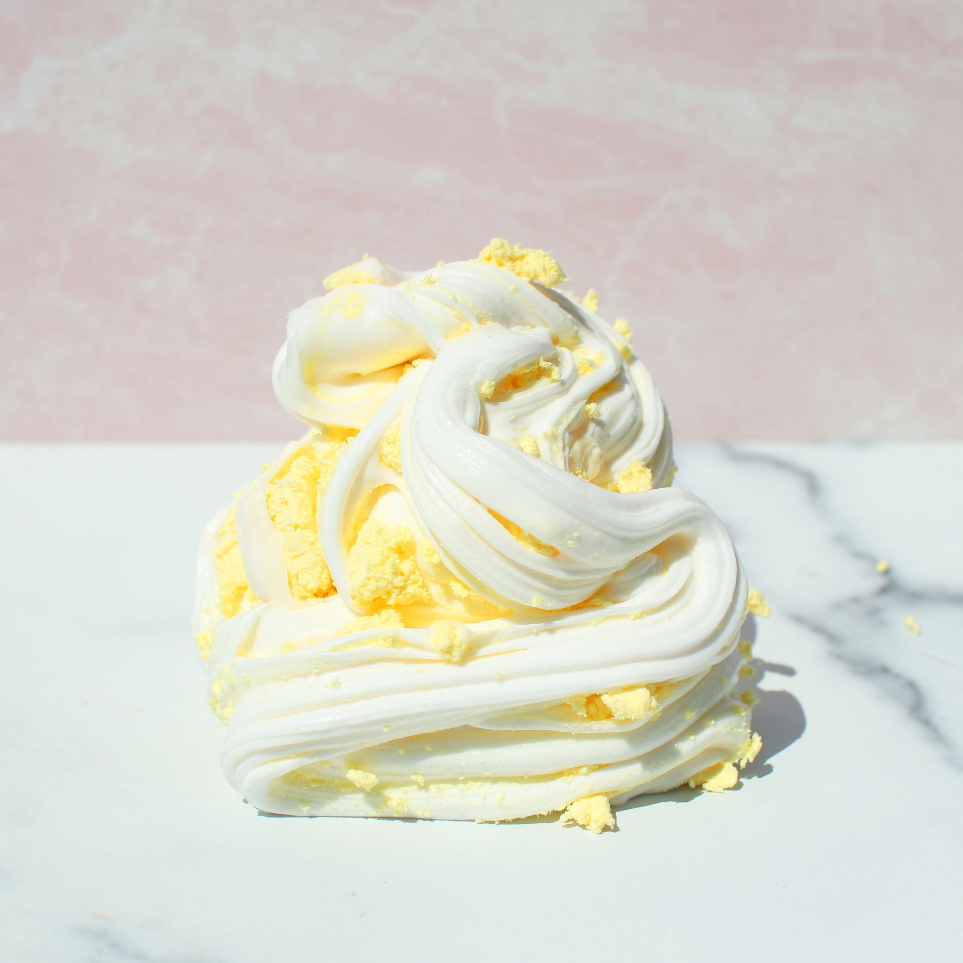 Starbucks Lemon Loaf Cake DIY Clay Butter Slime Fantasies Shop Swirl Layered