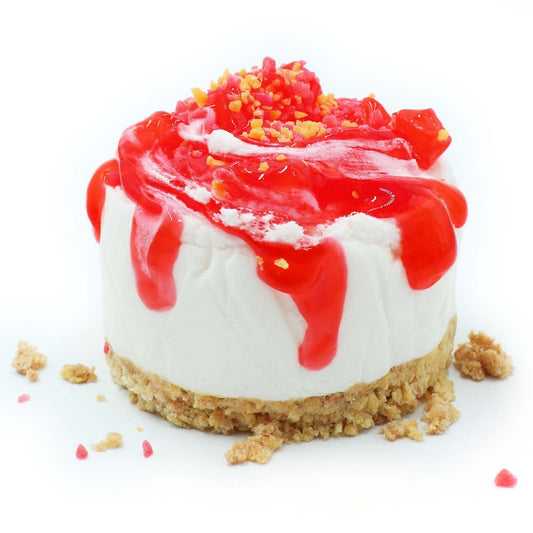 DIY Slime Kit Strawberry Cheesecake Red Fruity Layered Slime Sprinkles Butter Slime Fantasies 7oz Front View