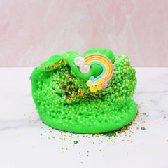 Easter Basket Surprise Green Spring Flower Floral Glitter Rainbow Charm Crunchy Floam Slime Fantasies Shop Swirl Layered