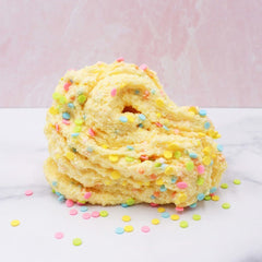 Easter Rice Krispies Yellow Rainbow Lemon Sprinkles Crunchy Snow Fizz Floam Slime Fantasies Shop 7oz Unboxed Layered