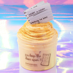 Stranger Things Eleven Hopper Letter Snow Butter Glitter Slime Fantasies Shop 9oz Front View