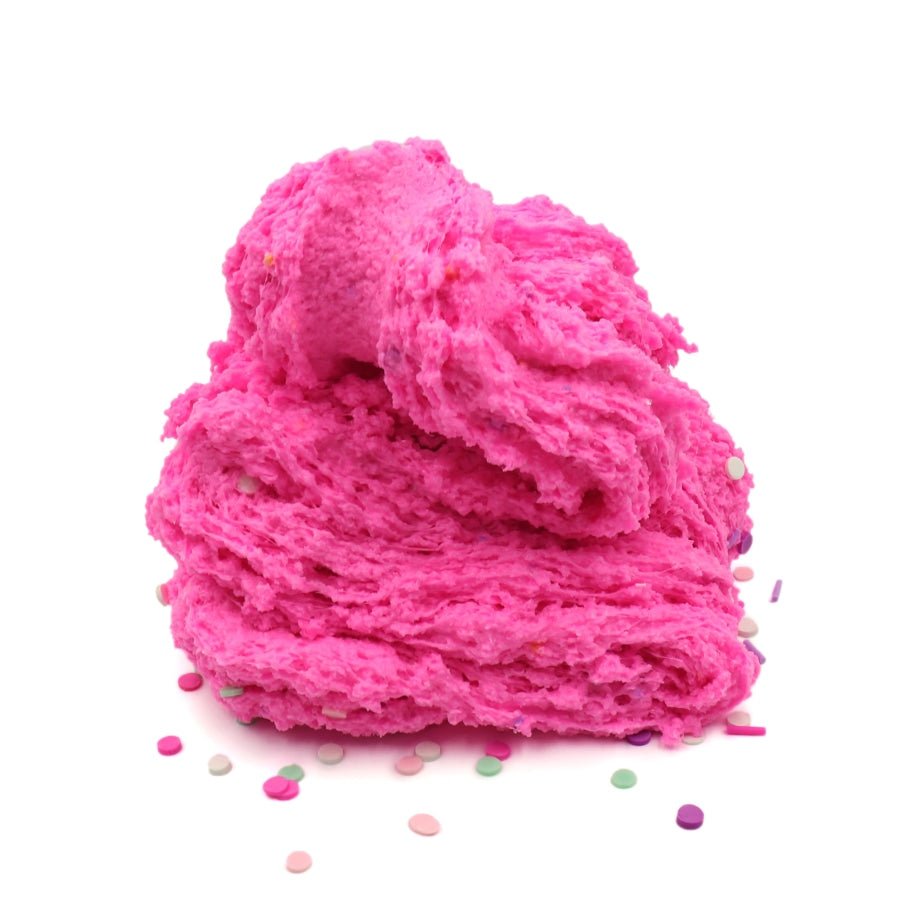 Fizzy Bubble Gum Party Snow Fizz Crunchy Neon Pink Slime Fantasies Shop Swirl Layered