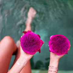 Frozen Dragon Fruit Snow Fizz Slime