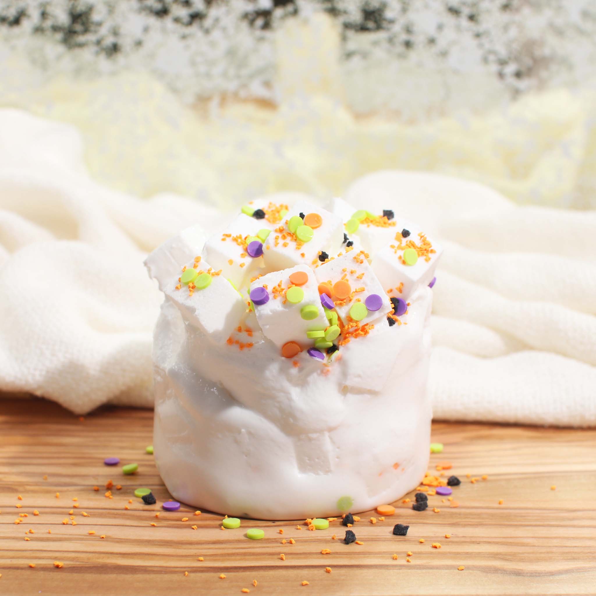 Ghost Jello Halloween Scented Jelly Cube Slime Fantasies Shop 9oz Unboxed