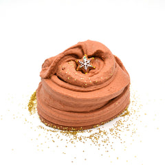 Gingerbread Love Brown Snow Clay Creamy Glitter Butter Christmas Gift Slime Fantasies Shop Swirl