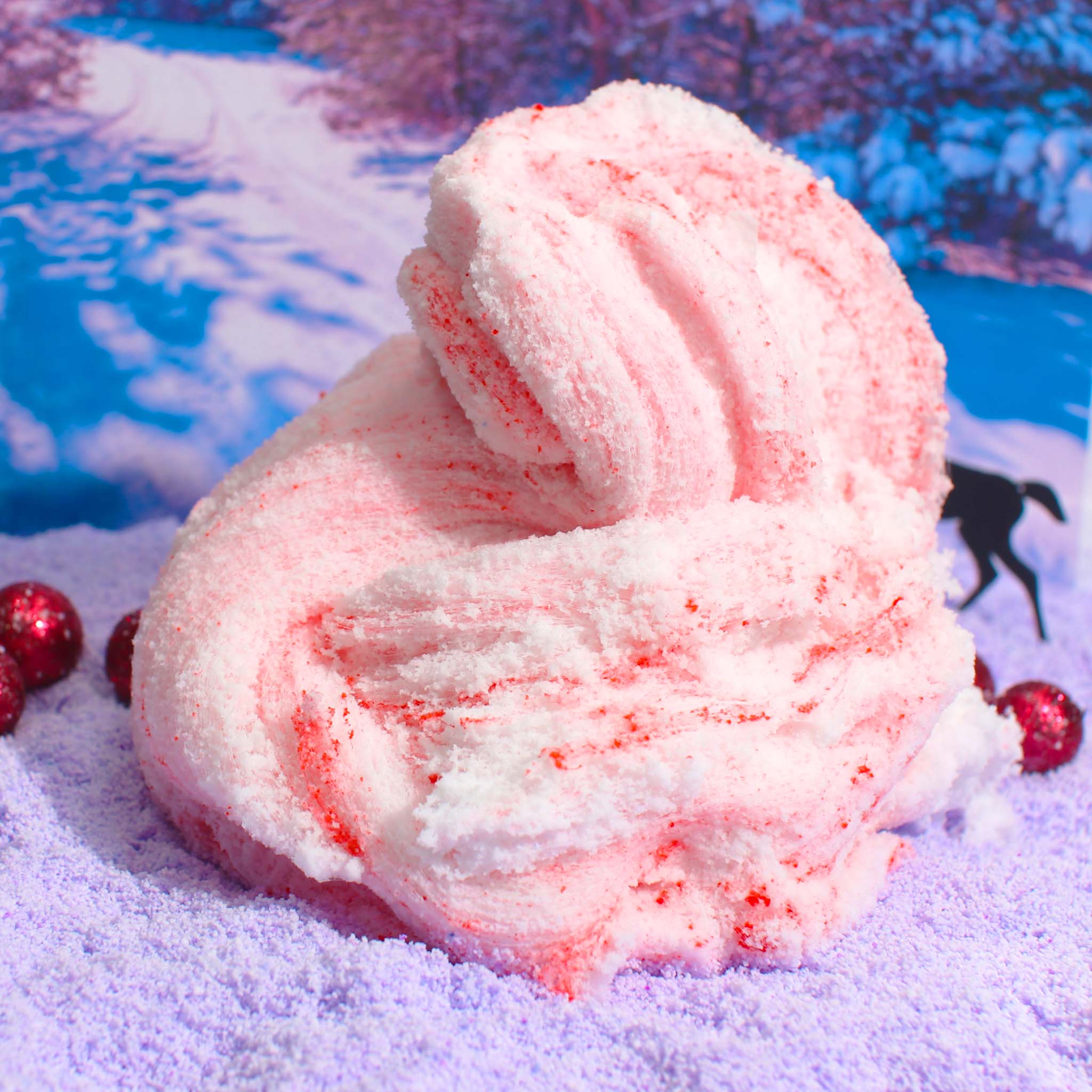 Grandma Got Run Over By a Reindeer Christmas Fluffy White Cloud Slime Fantasies Shop Swirl
