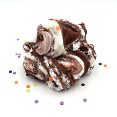 Spooky Oreo Fudge Layered Cloud Cream Creme Halloween Fall Slime Fantasies Swirl Layered