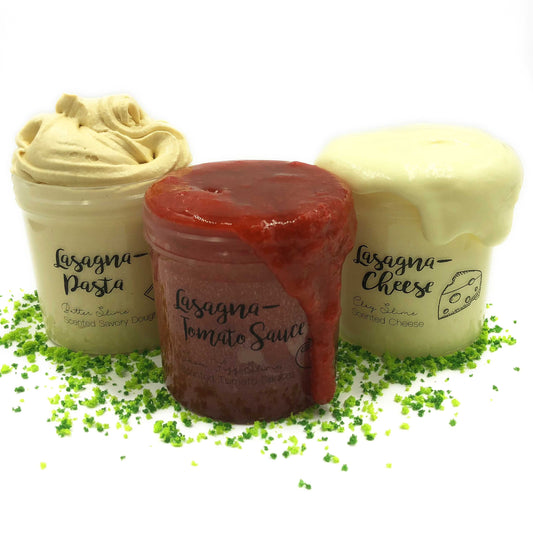 Lasagna Savory Slime Bundle All 3 Slimes
