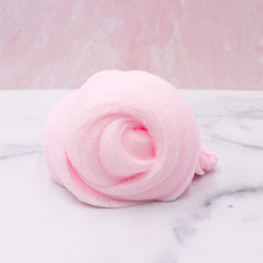 Lil Fluffy Bunny Tail Pastel Pink Strawberry Pina Colada Glitter Fluffy Cloud Slime Fantasies Shop Swirl 