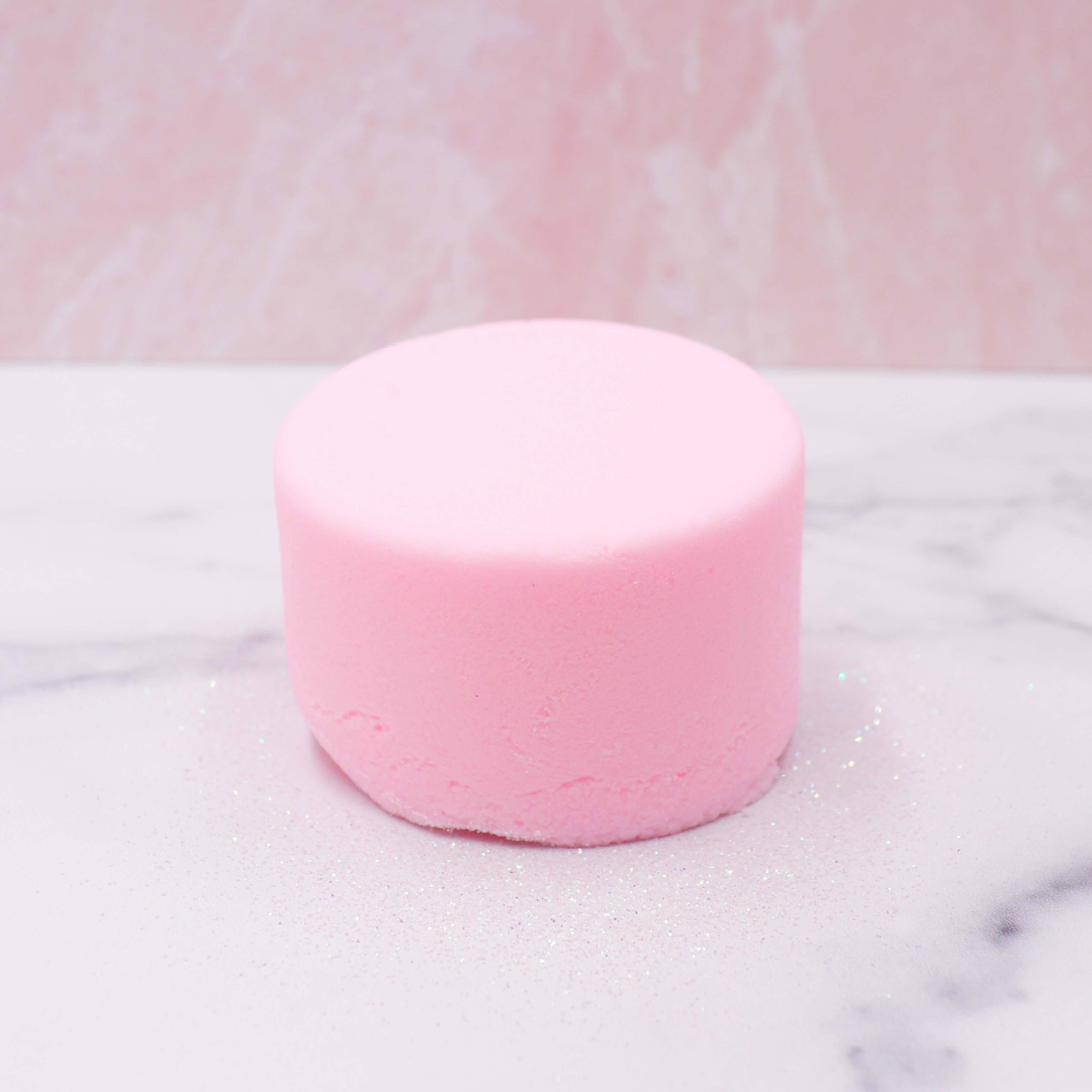 Lil Fluffy Bunny Tail Pastel Pink Strawberry Pina Colada Glitter Fluffy Cloud Slime Fantasies Shop 7oz Unboxed