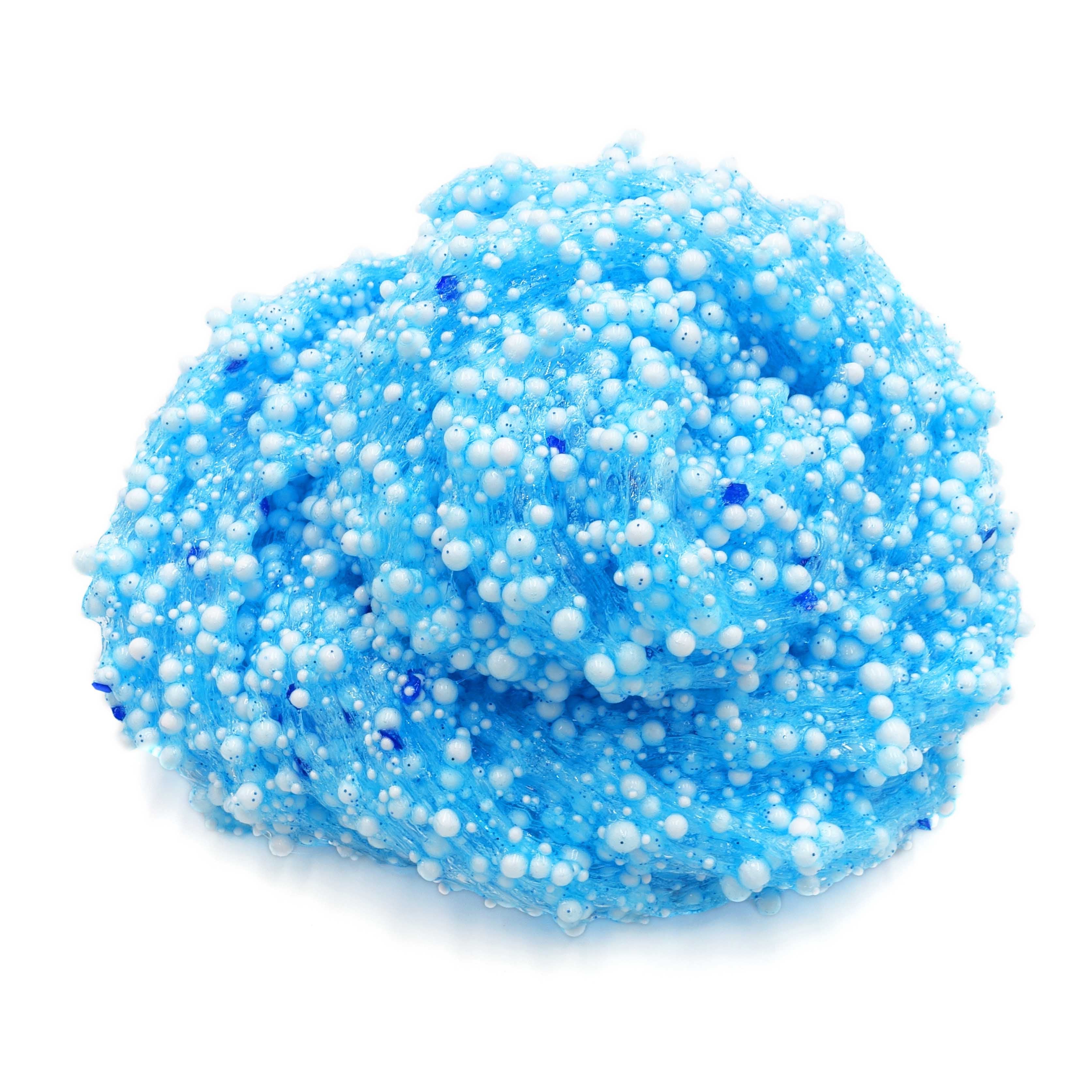 Midnight Snow Storm Crunchy Clear Glue Floam