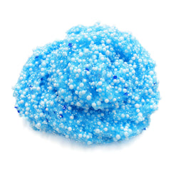 Midnight Snow Storm Crunchy Clear Glue Floam