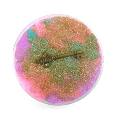 Once Upon a Slime Rainbow Cloud Slime 8oz Top View