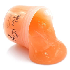 Peach Lollipop Glossy Slime