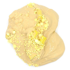 Pineapple Cake Yellow Java Chip Floam Slime Texture
