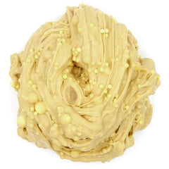 Pineapple Cake Yellow Java Chip Floam Slime Swirl