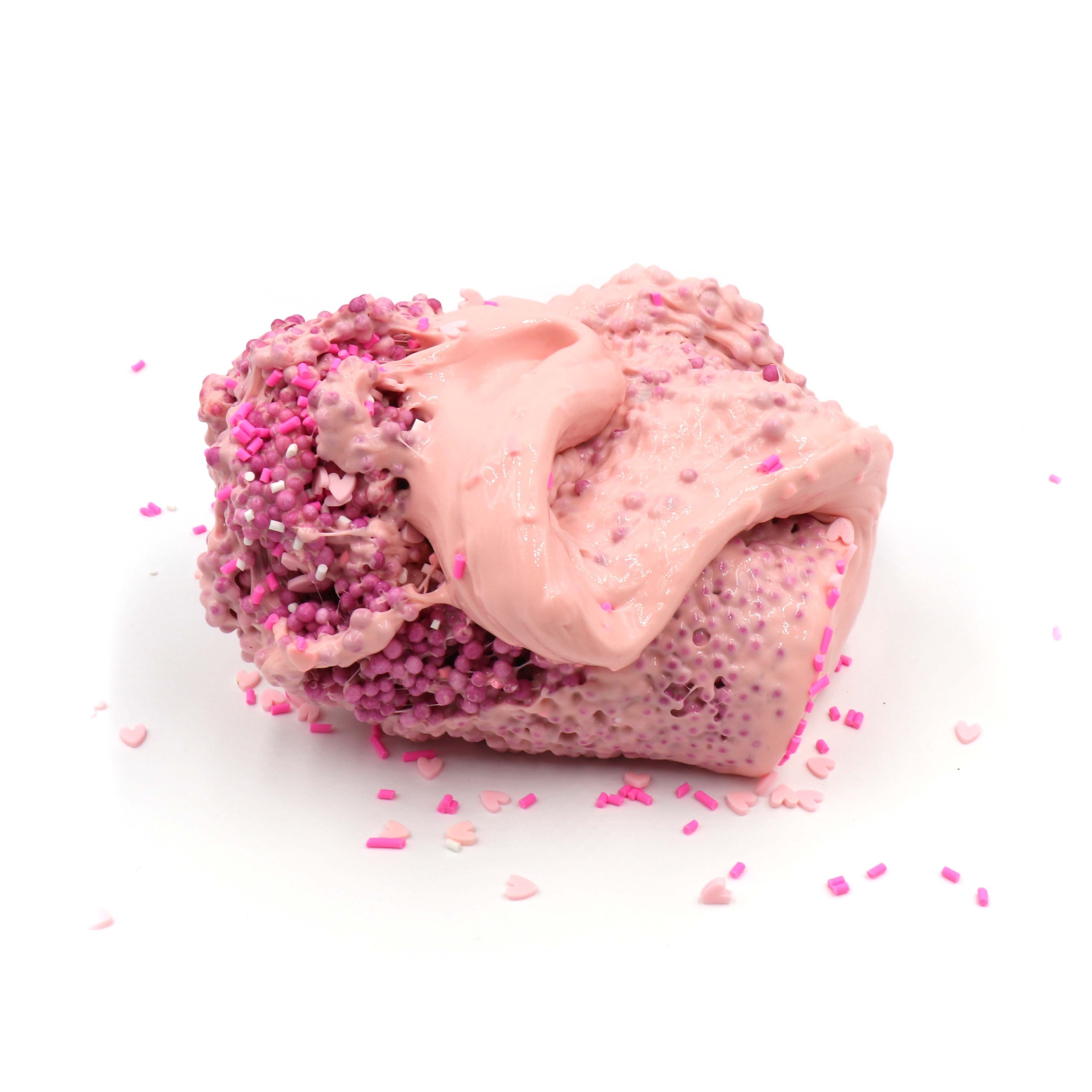 Raspberry Vanilla Crunch Bar White Glue Floam