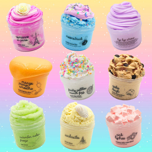 Slime Texture Sampler Variety Pack Slime Bundle Version 2 Slime Fantasies Shop Front View