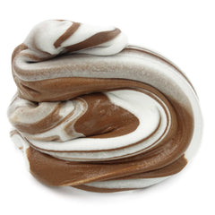 Smores Chocolate Marshmallow Slay Butter Slime Layered Swirl