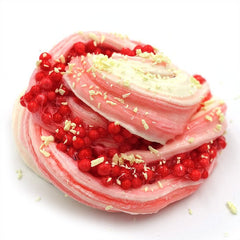 Strawberry Cheesecake Pink Butter Floam Slime Fantasies Swirl Front View