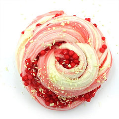 Strawberry Cheesecake Pink Butter Floam Slime Fantasies Swirl Top View