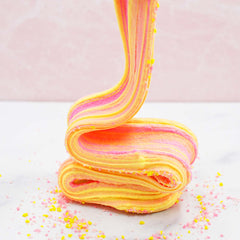 Strawberry Pina Colada Pink Yellow Cloud Creme Butter Slime Fantasies Shop Drizzle