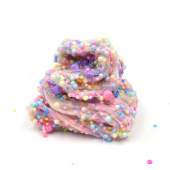 Sweethearts Crunch Clear Glue Floam