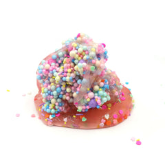 Sweethearts Crunch Clear Glue Floam