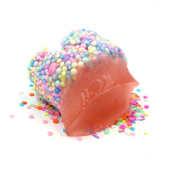 Sweethearts Crunch Clear Glue Floam