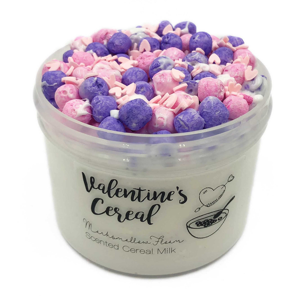 Valentines Cereal Marshmallow Bead Floam