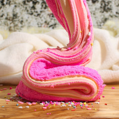 You Got A Peach of My Heart Cloud Creme Pink Orange Sprinkles Butter Slime Fantasies Shop Drizzle